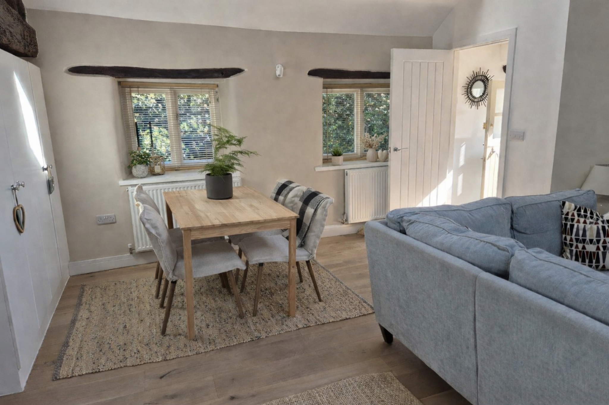 Living and dining area