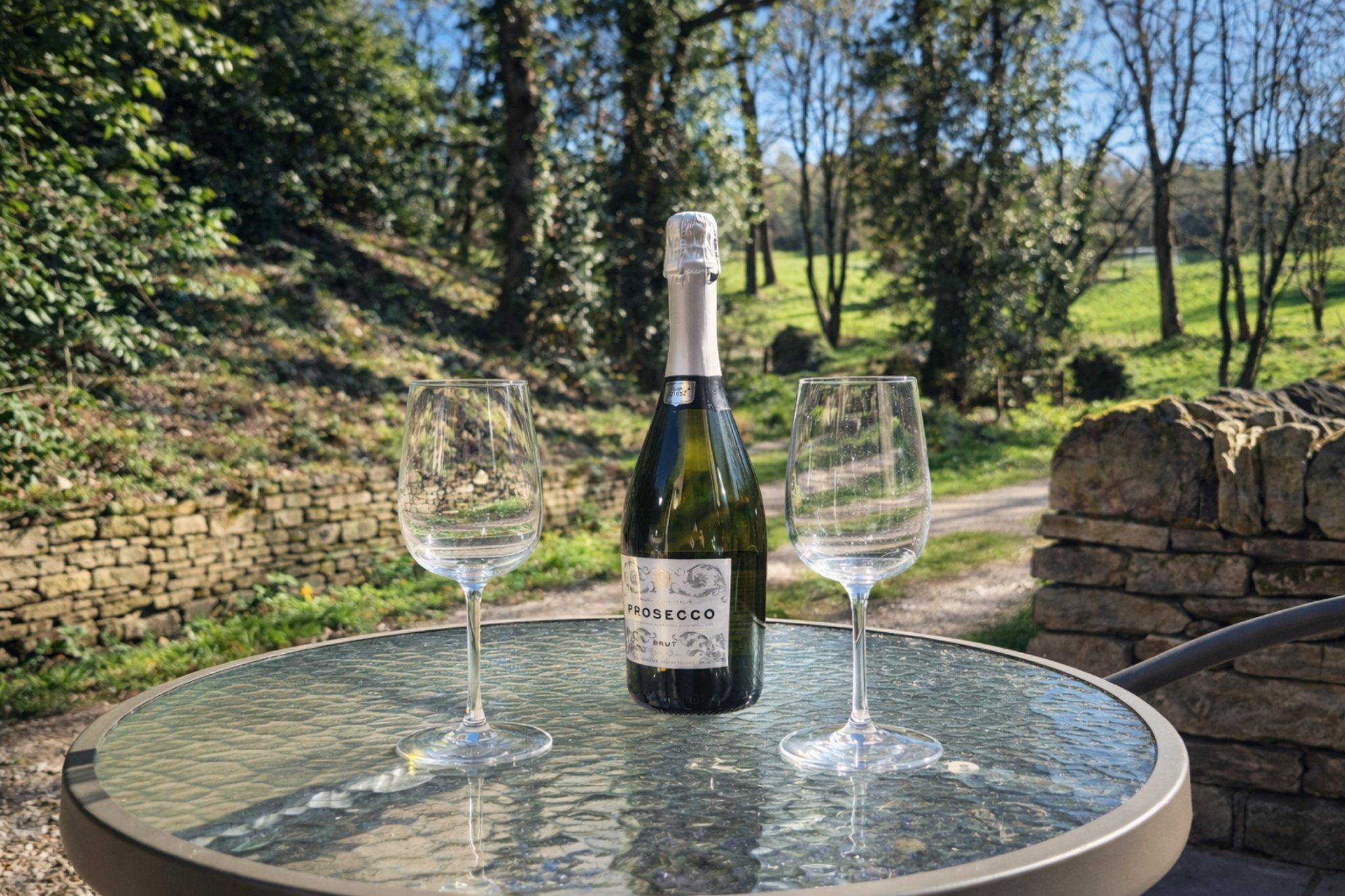 Wooded path and surrounding setting